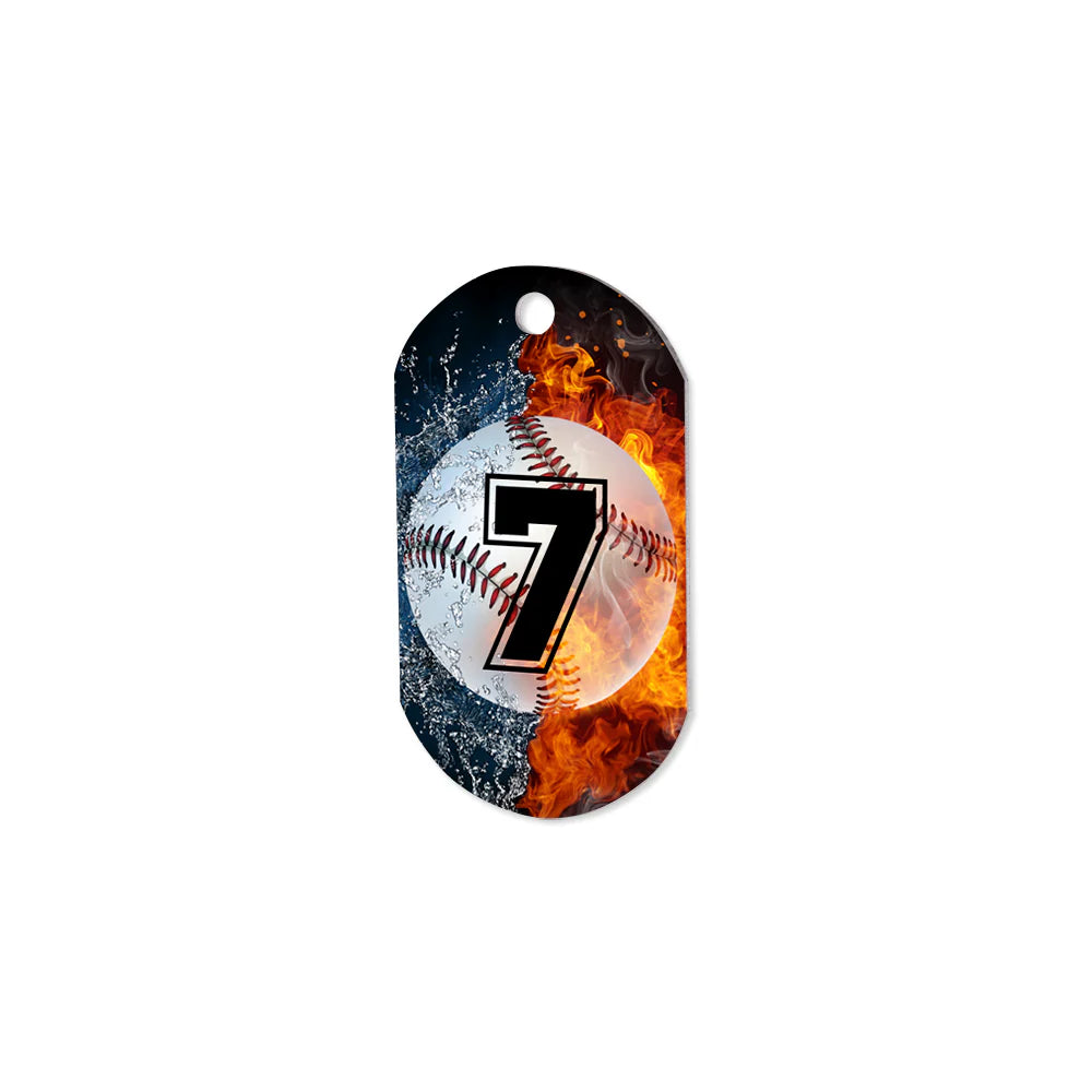 1.15" x 2" Double Sided Sublimation Aluminum ID Tag - Parkerbuilt HQ