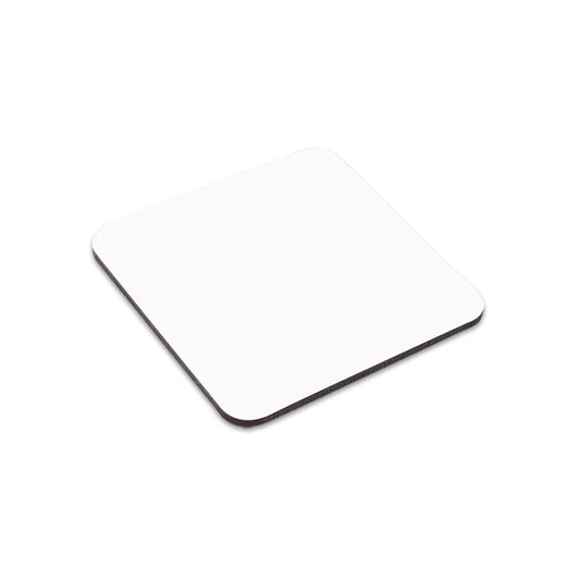 3.75" Square Sublimation Hardboard Coaster with Cork Back - Parkerbuilt HQ