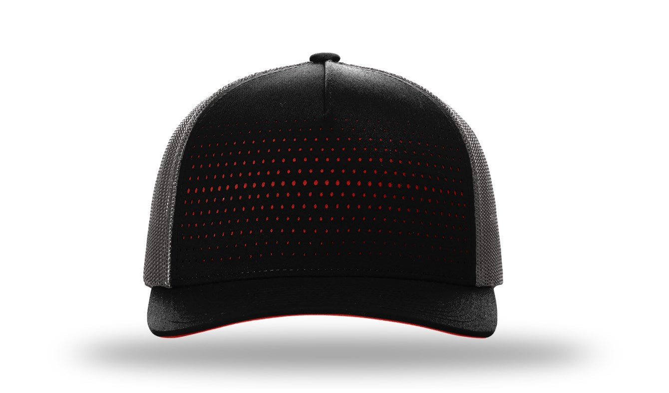 LASER CUT FIVE PANEL TRUCKER 163