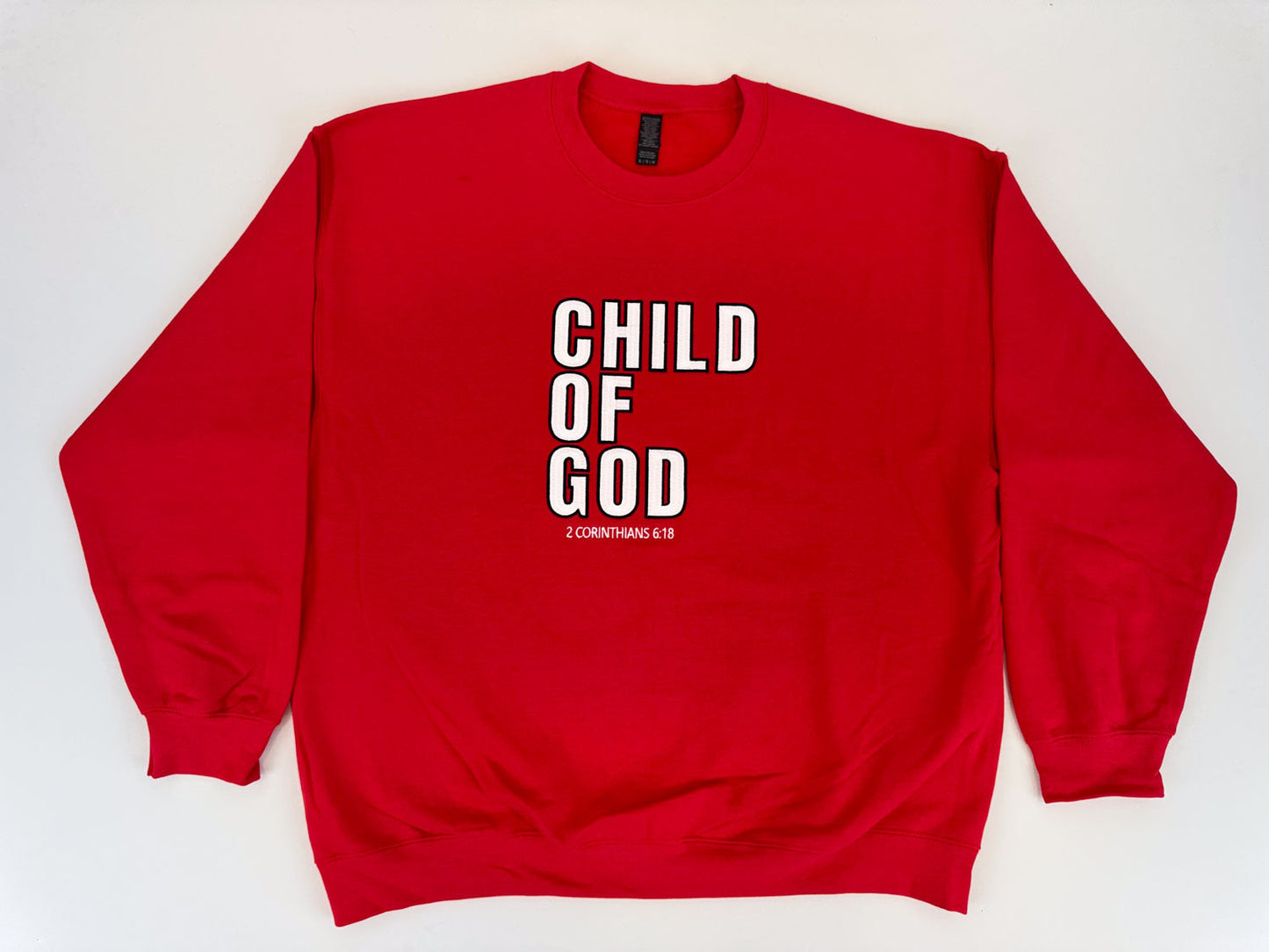 Child of God Embroidered Sweatshirt - GOdCREATEd