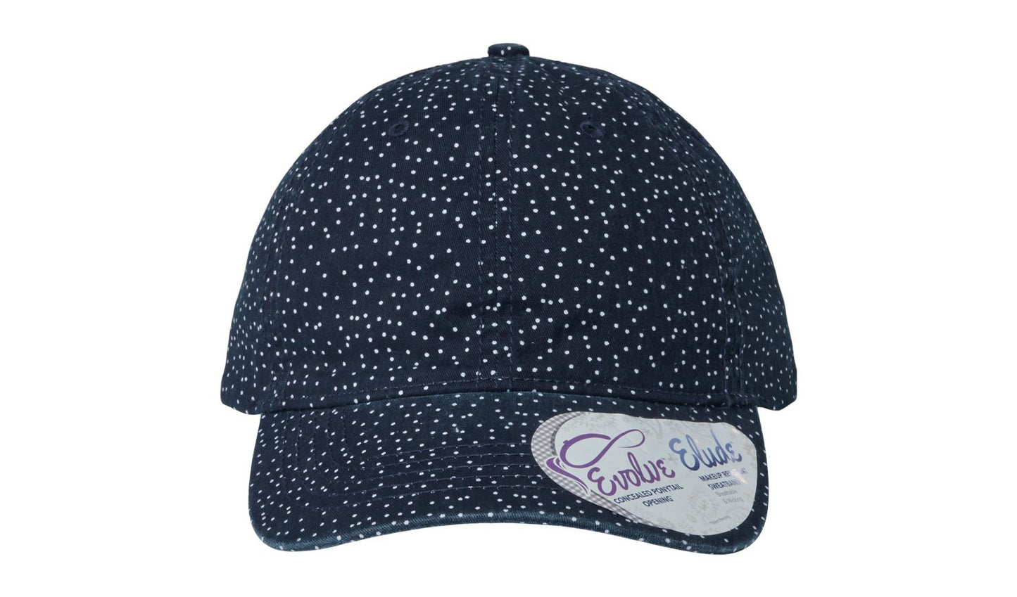 Hattie Women's Garment-Washed Fashion Print Cap