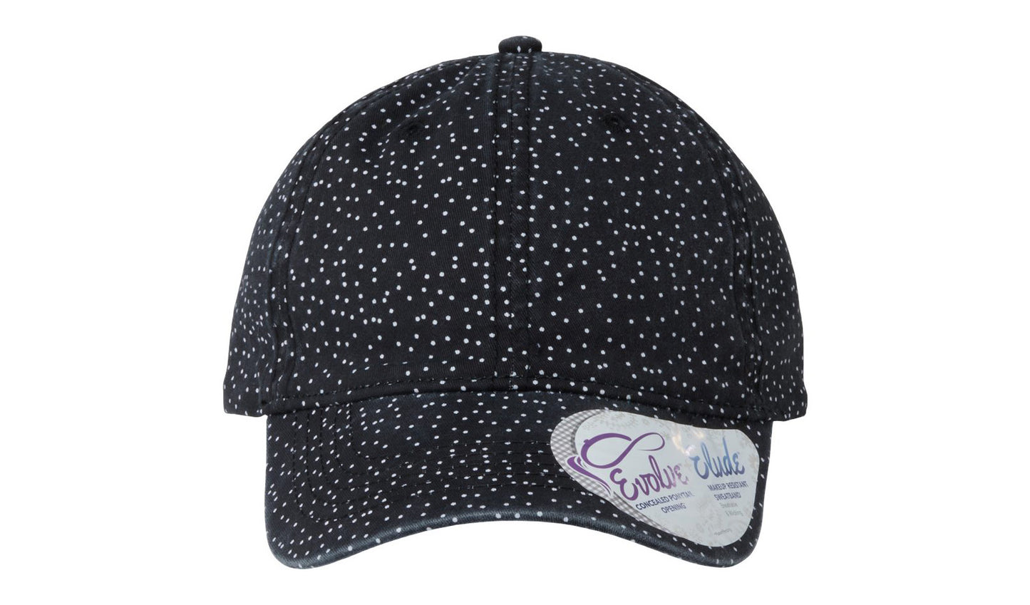 Hattie Women's Garment-Washed Fashion Print Cap