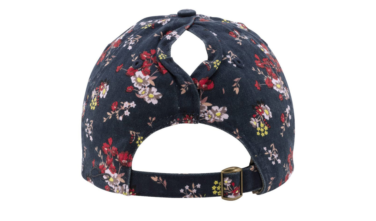 Hattie Women's Garment-Washed Fashion Print Cap