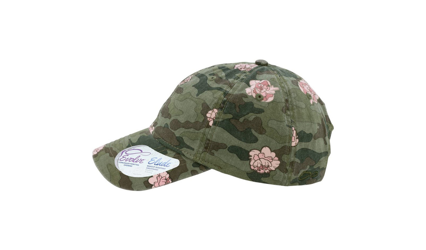 Hattie Women's Garment-Washed Fashion Print Cap