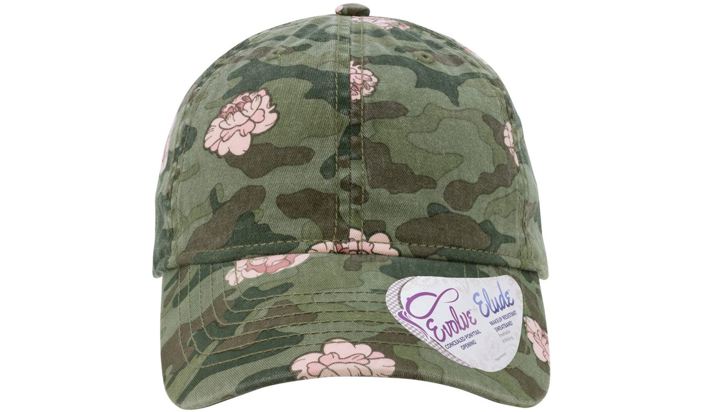 Hattie Women's Garment-Washed Fashion Print Cap