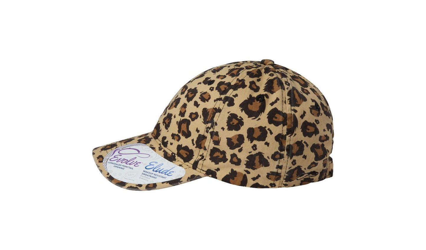 Hattie Women's Garment-Washed Fashion Print Cap