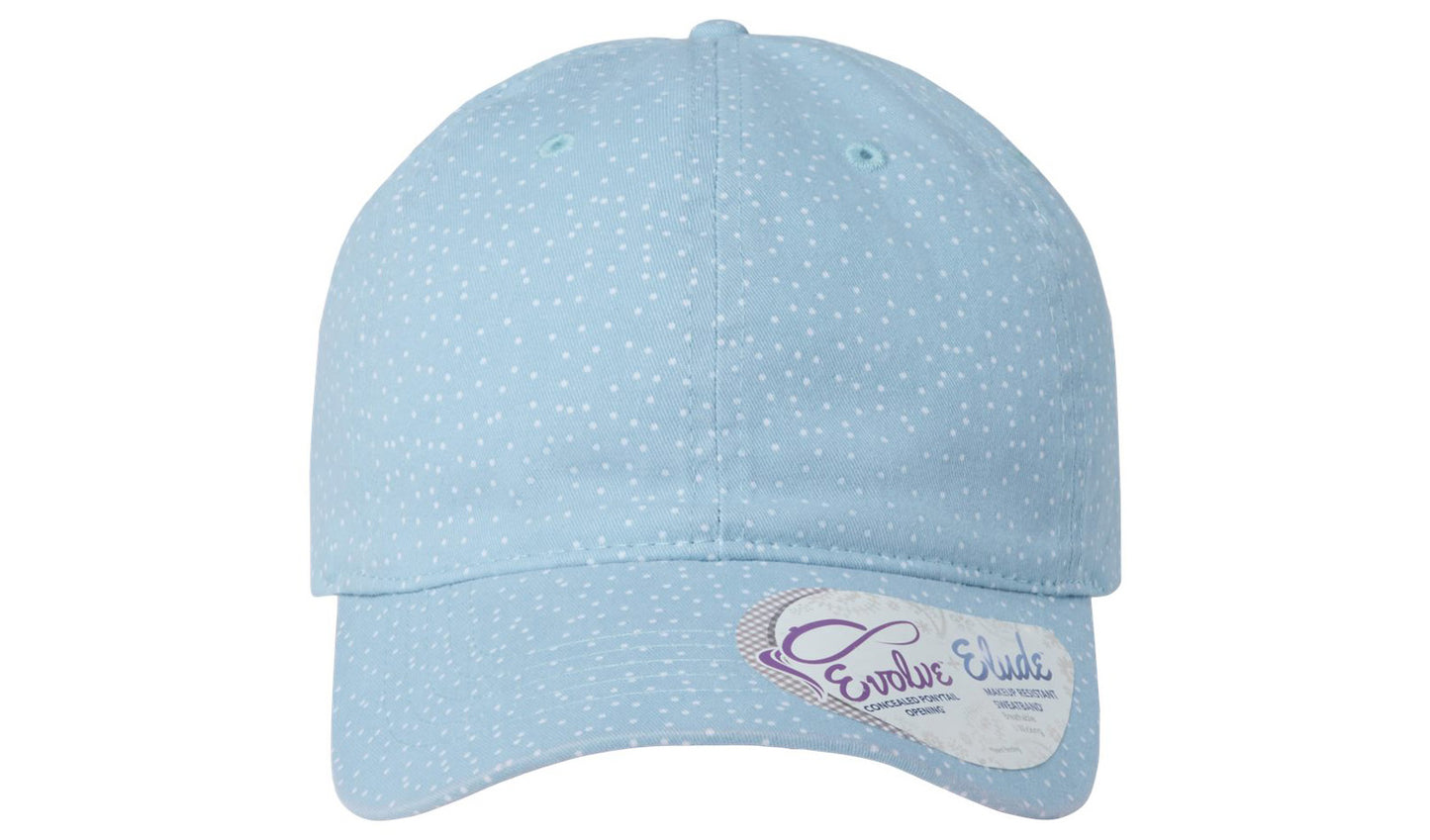 Hattie Women's Garment-Washed Fashion Print Cap