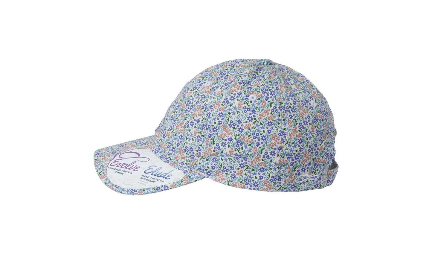 Hattie Women's Garment-Washed Fashion Print Cap