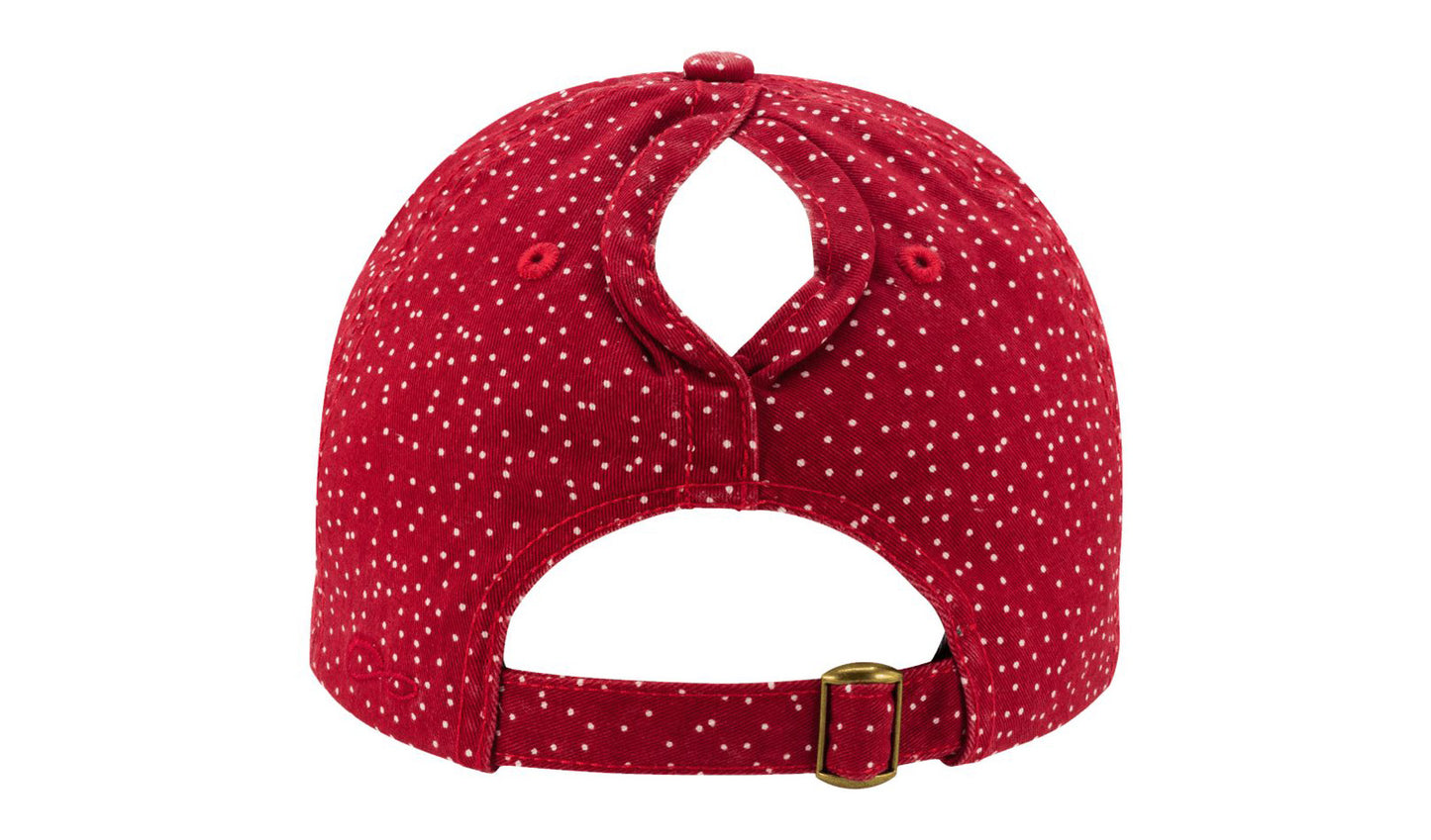Hattie Women's Garment-Washed Fashion Print Cap