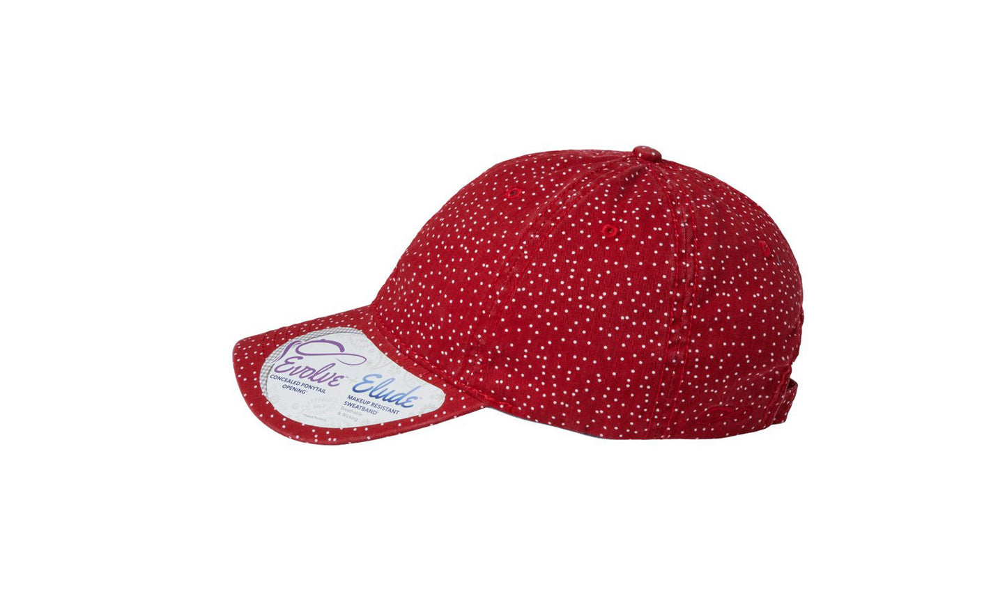 Hattie Women's Garment-Washed Fashion Print Cap