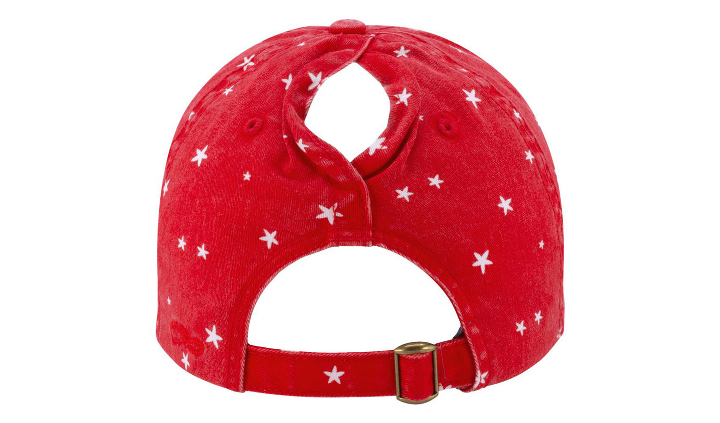 Hattie Women's Garment-Washed Fashion Print Cap