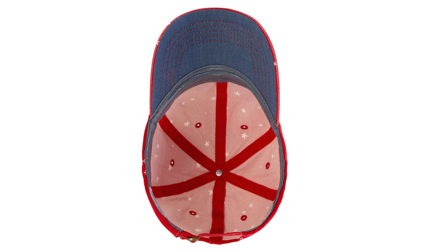 Hattie Women's Garment-Washed Fashion Print Cap