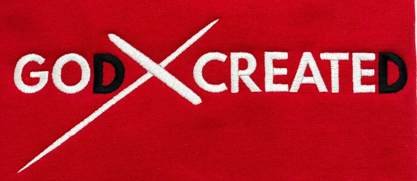 GOd CREATEd Embroidered Sweatshirt - GOdCREATEd