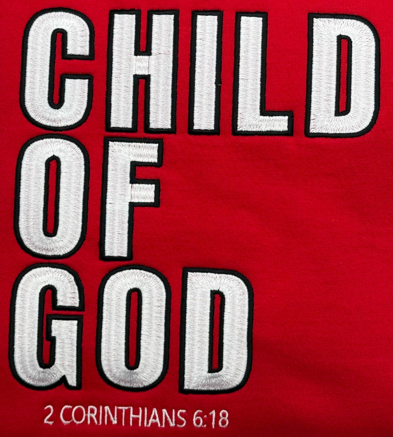 Child of God Embroidered Sweatshirt - GOdCREATEd
