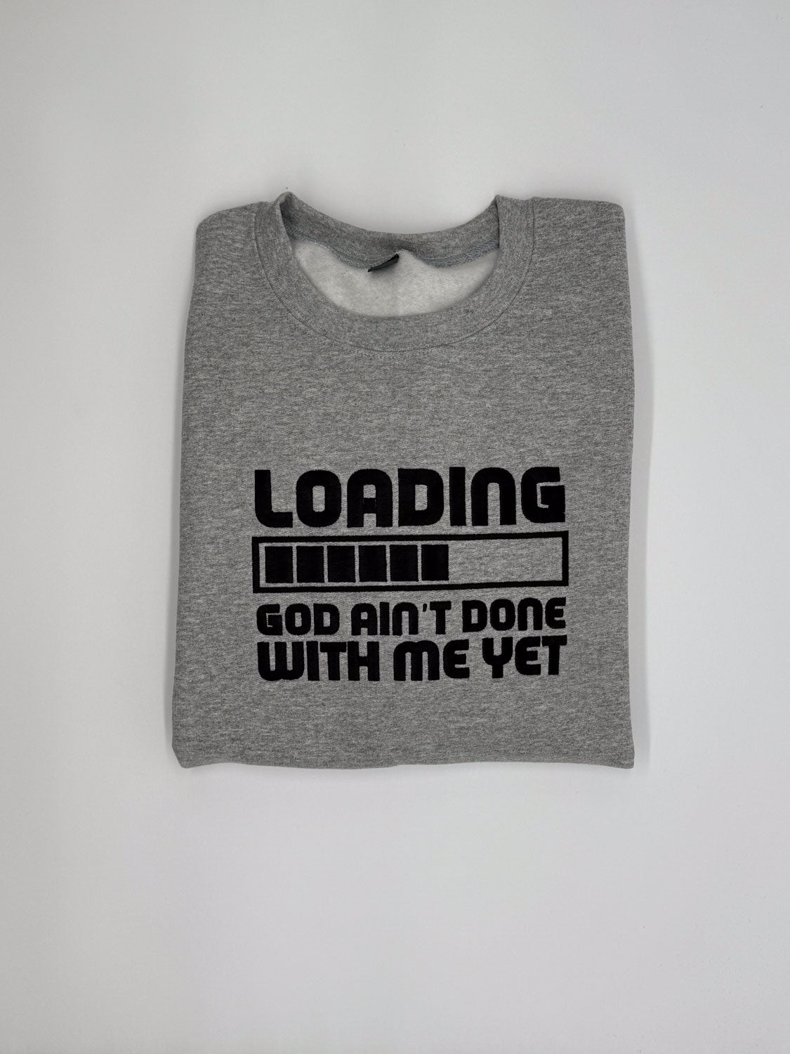 Loading Embroidered Sweatshirt - GOdCREATEd