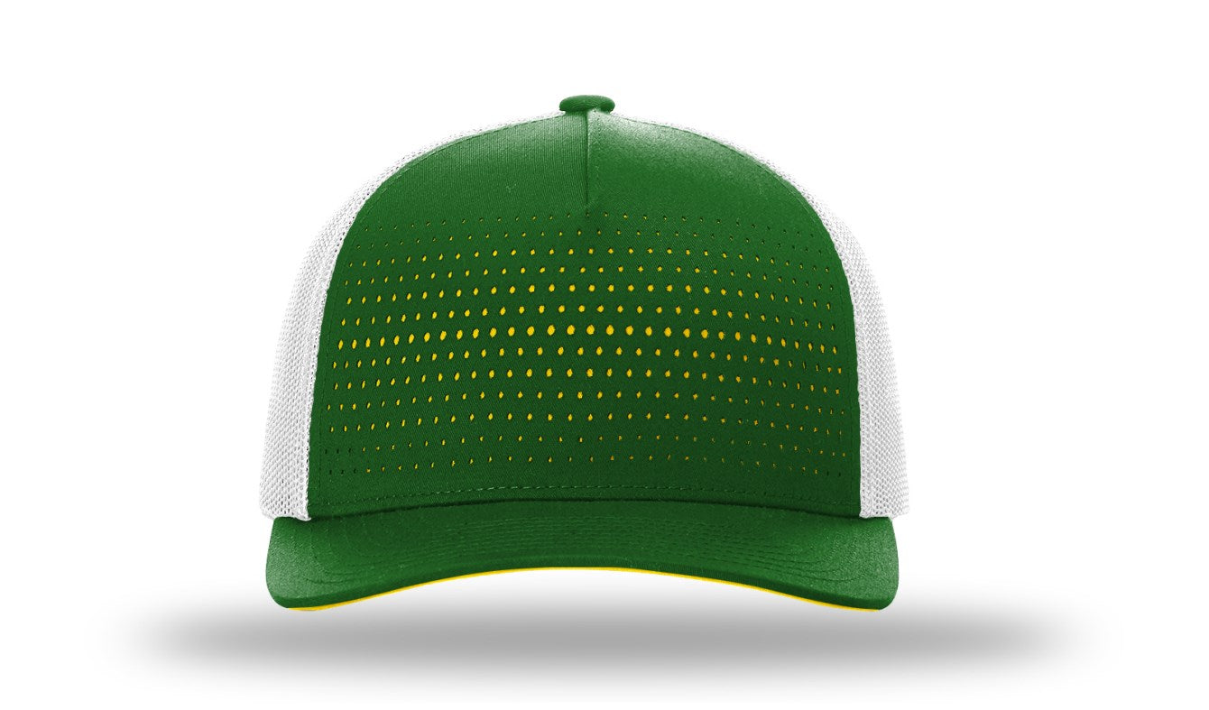 LASER CUT FIVE PANEL TRUCKER 163