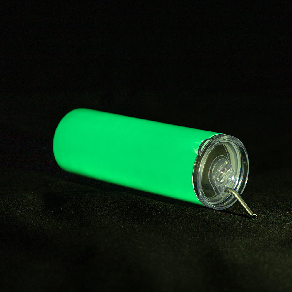 Luminous Skinny Tumbler w Straw 20 oz - Parkerbuilt HQ