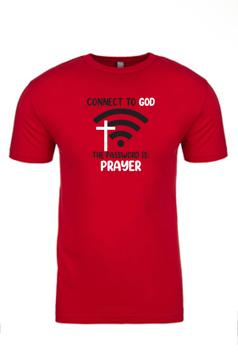 Connect to God Printed Tshirt - GOdCREATEd