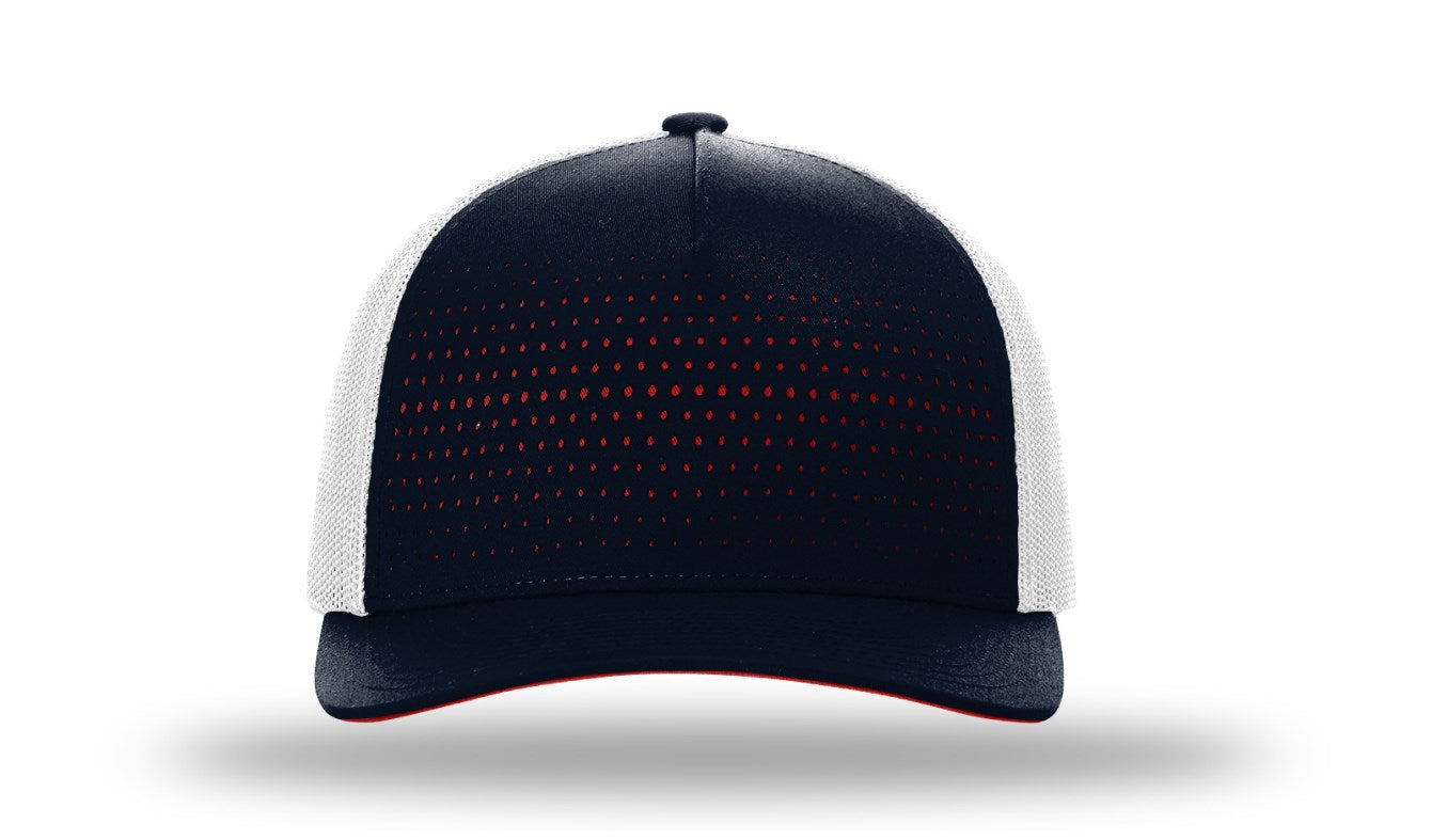 LASER CUT FIVE PANEL TRUCKER 163