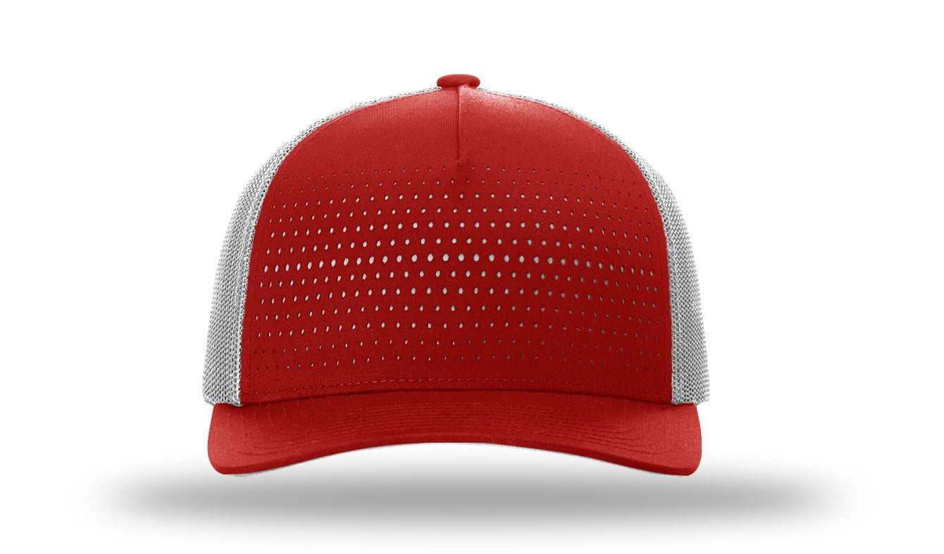 LASER CUT FIVE PANEL TRUCKER 163