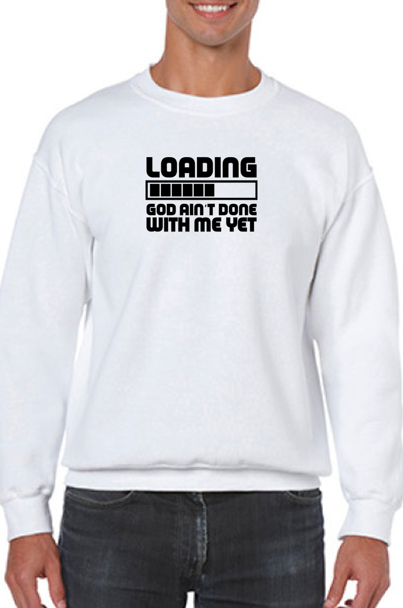 Loading Embroidered Sweatshirt - GOdCREATEd