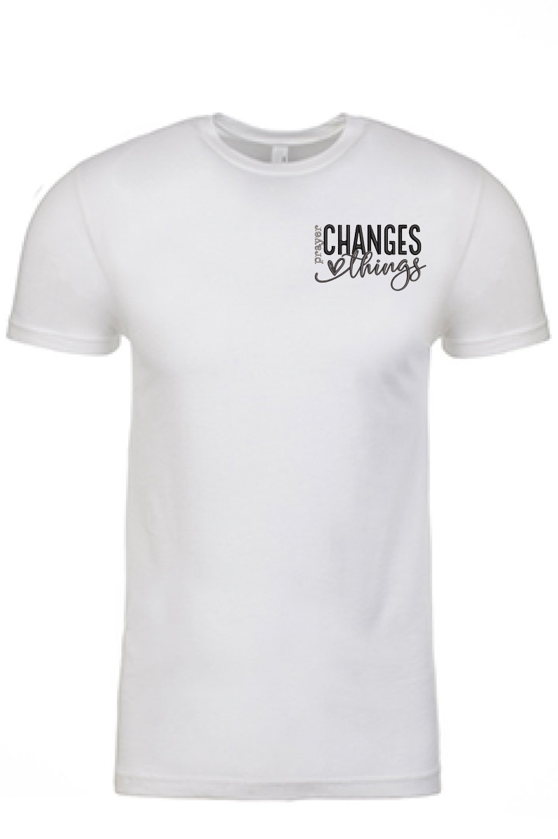 Prayer Changes Things Printed Tshirt - GOdCREATEd
