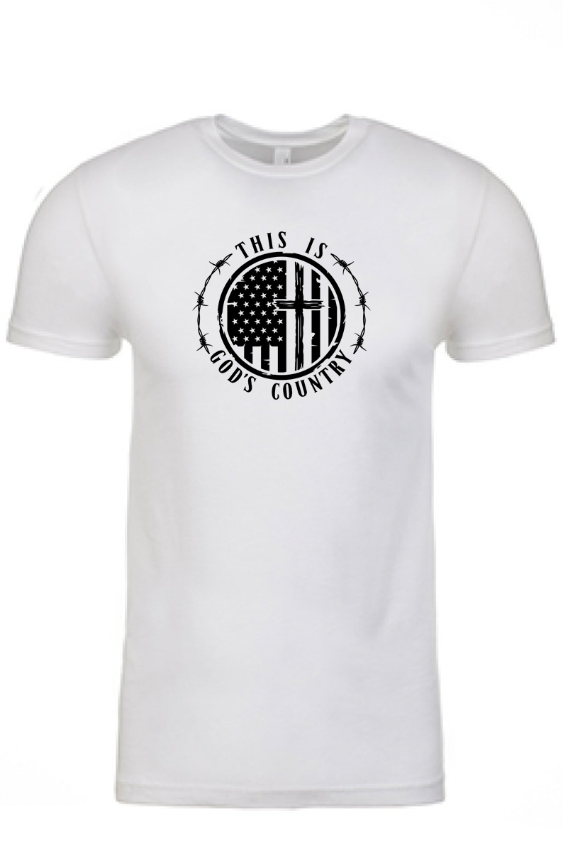 This Is God's Country Printed Tshirt - GOdCREATEd
