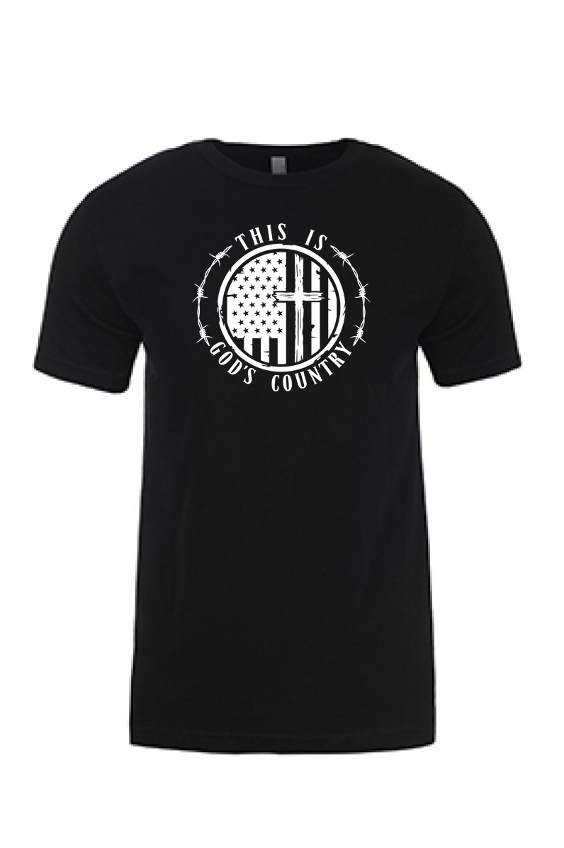 This Is God's Country Printed Tshirt - GOdCREATEd