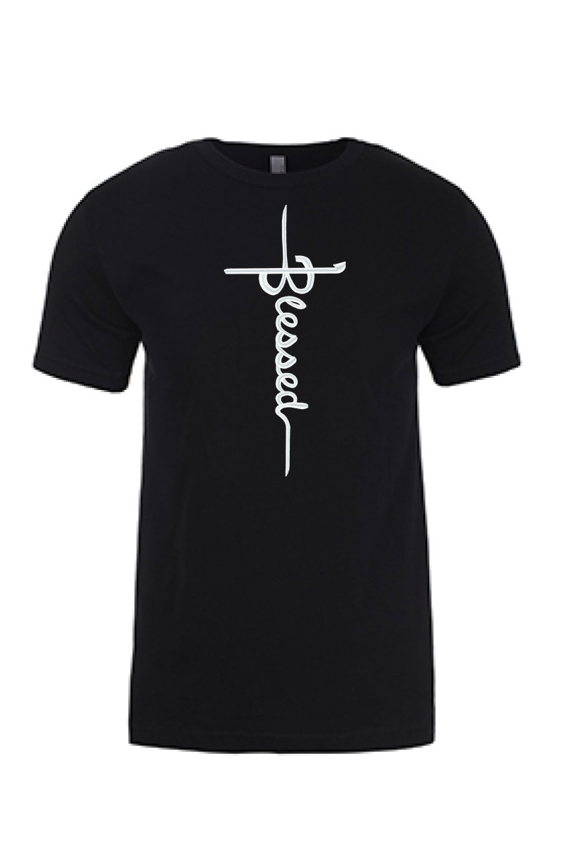 "Blessed" Printed Tshirt - GOdCREATEd