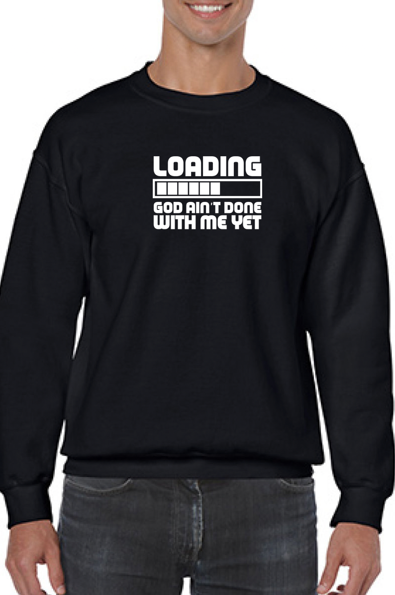 Loading Embroidered Sweatshirt - GOdCREATEd