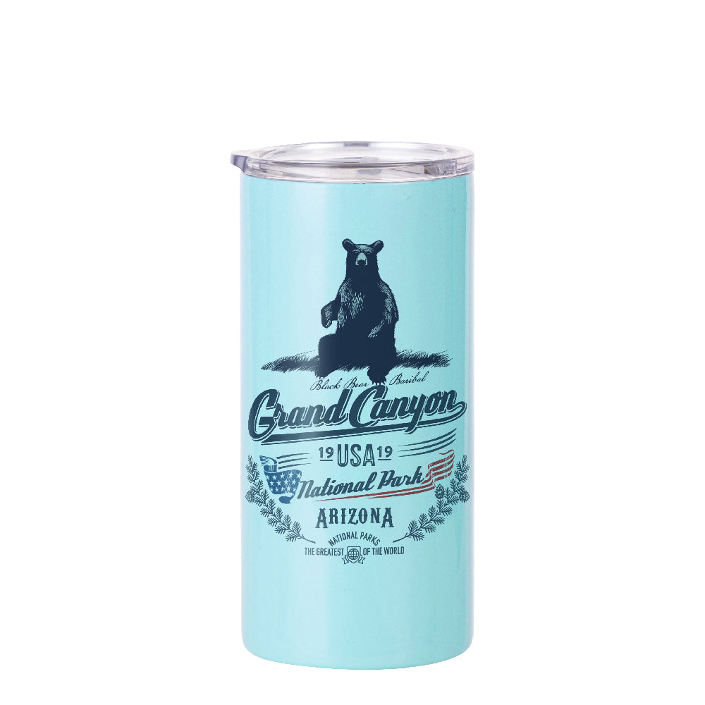 Stainless Steel Straight Tumbler 2-in-1 12oz - Parkerbuilt HQ