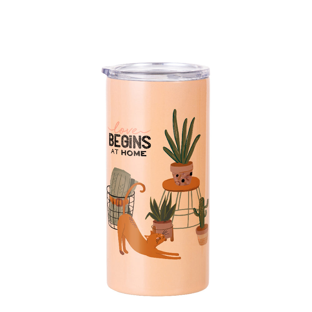 Stainless Steel Straight Tumbler 2-in-1 12oz - Parkerbuilt HQ