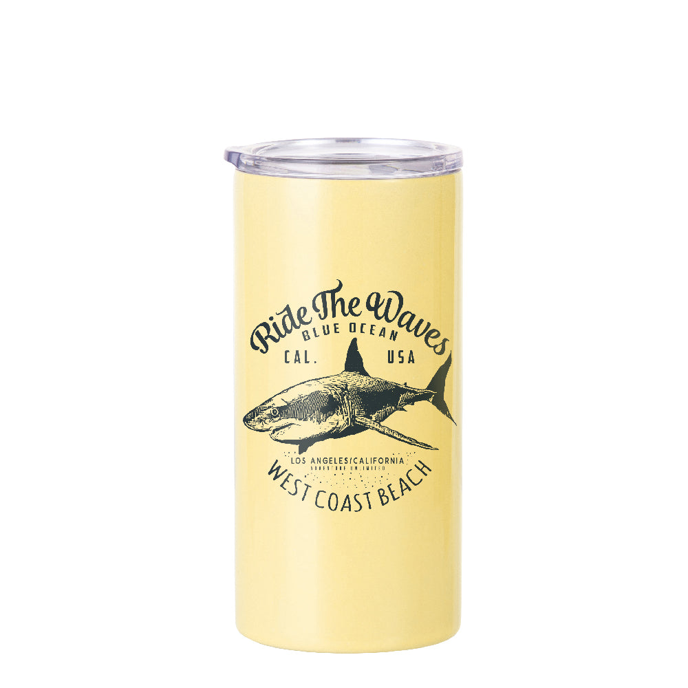 Stainless Steel Straight Tumbler 2-in-1 12oz - Parkerbuilt HQ