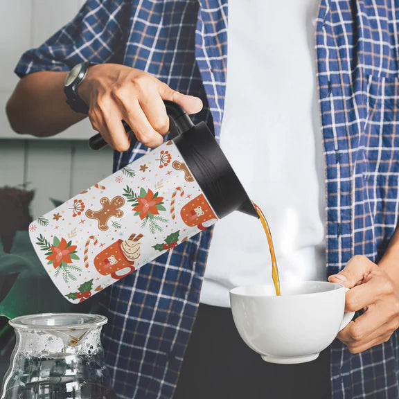 Sublimation Thermal Insulated Coffee Carafe Pot with Filter White 50 OZ - Parkerbuilt HQ