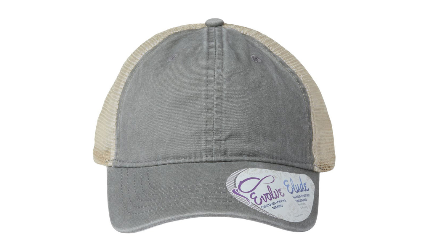 Tess Women's Washed Mesh-Back Cap
