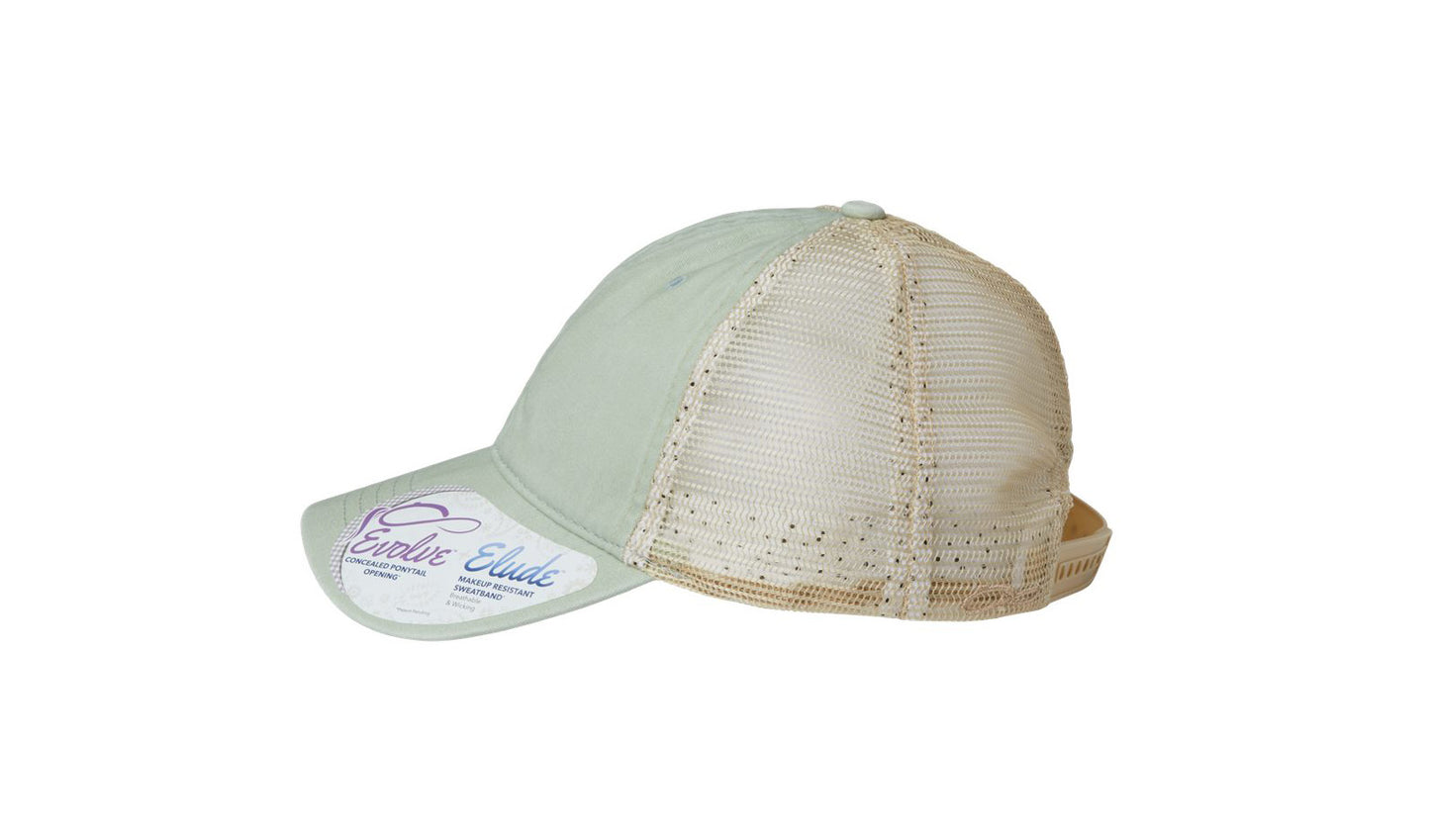 Tess Women's Washed Mesh-Back Cap