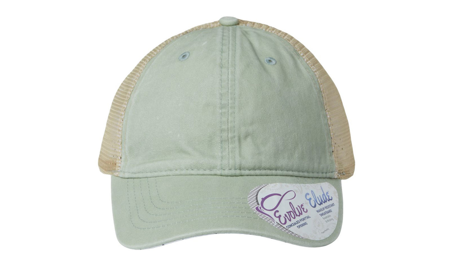 Tess Women's Washed Mesh-Back Cap