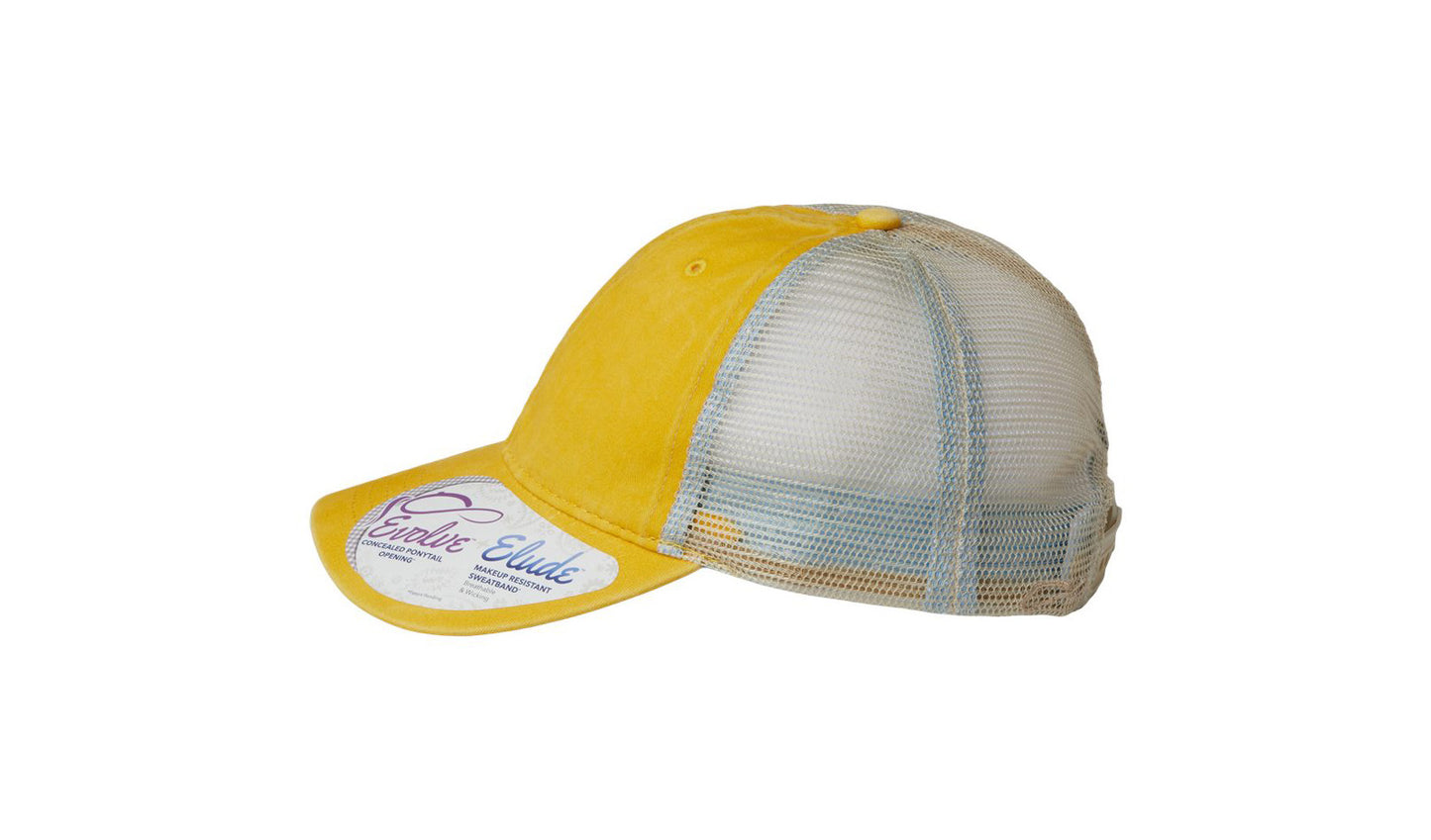 Tess Women's Washed Mesh-Back Cap