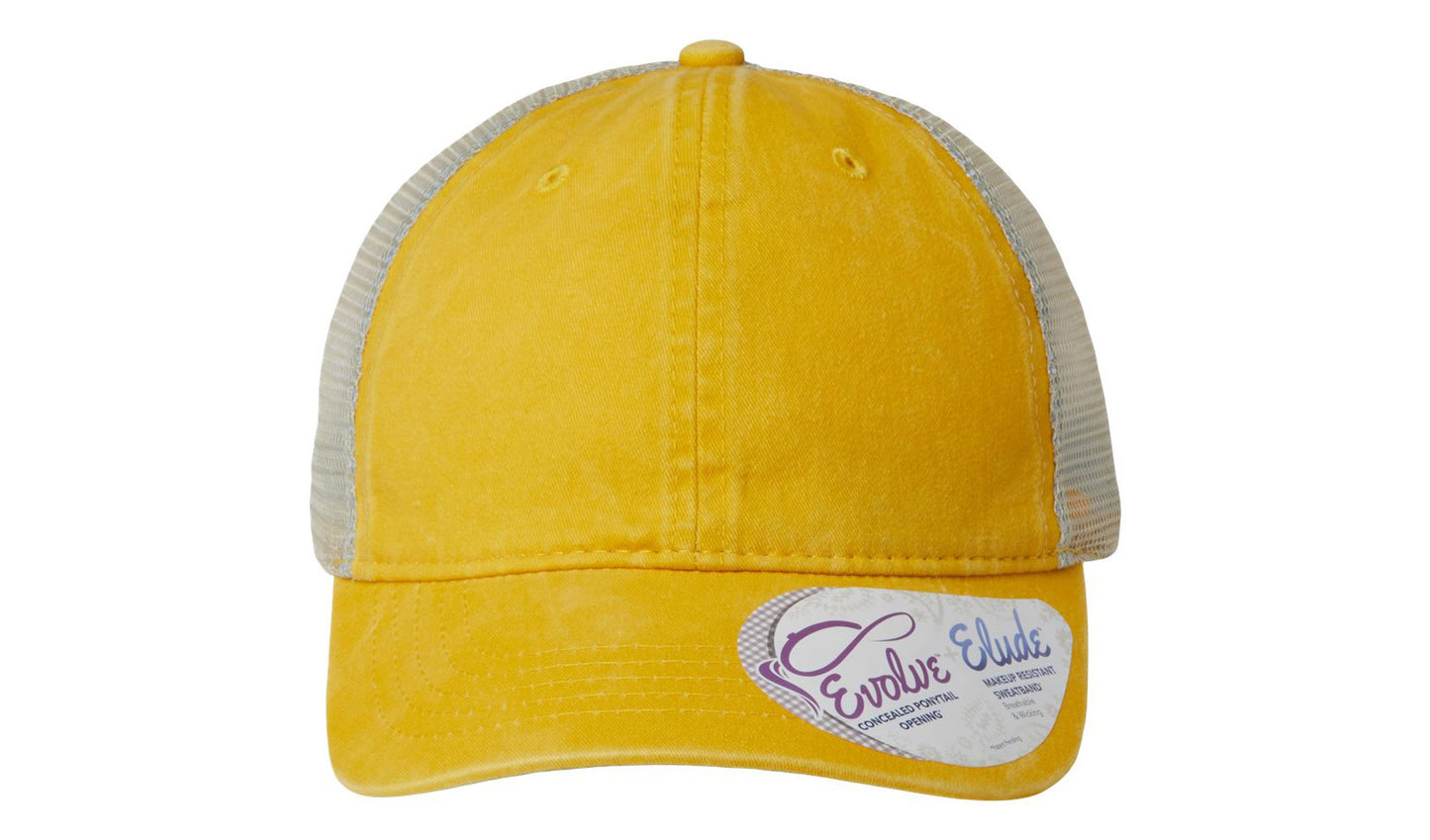 Tess Women's Washed Mesh-Back Cap