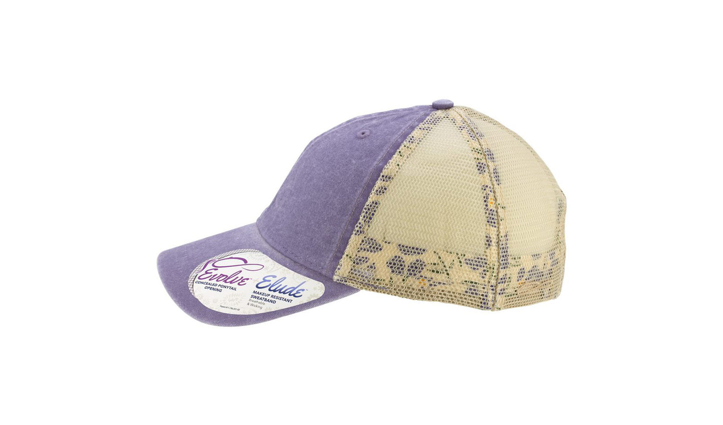 Tess Women's Washed Mesh-Back Cap