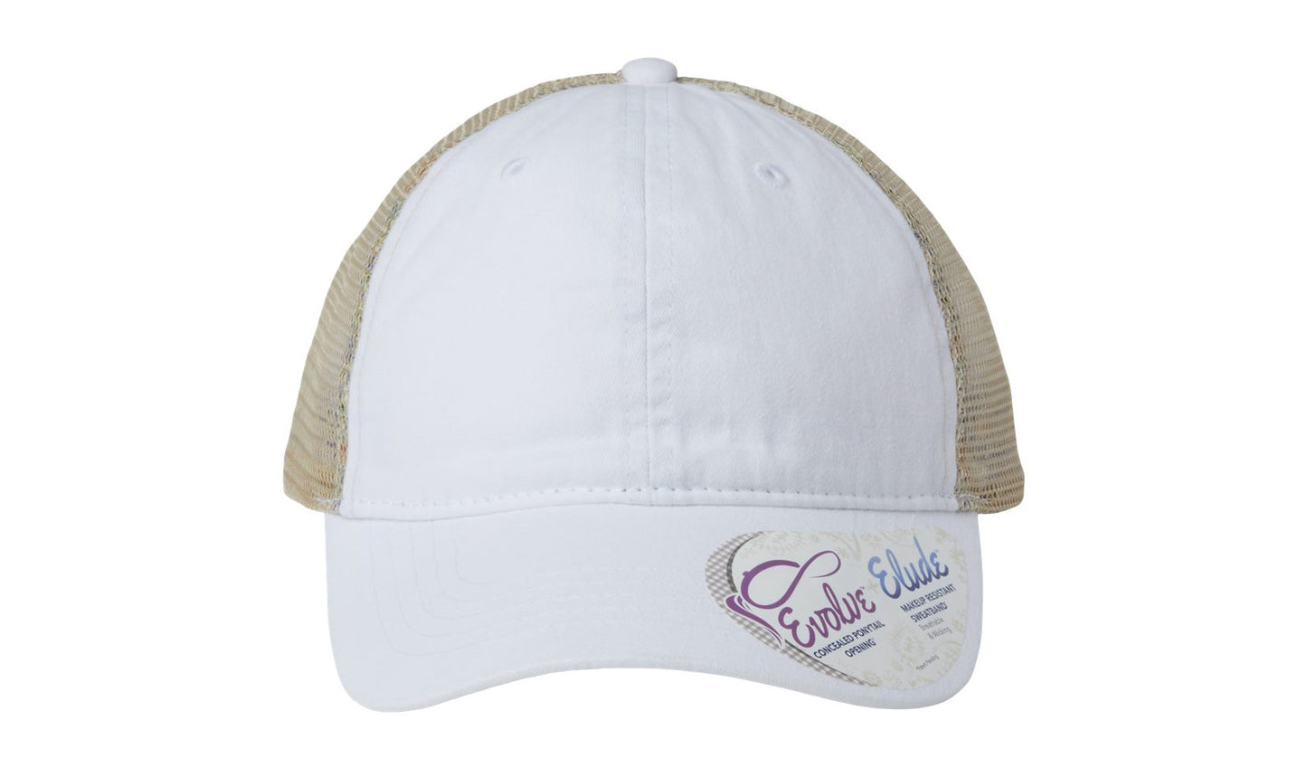 Tess Women's Washed Mesh-Back Cap