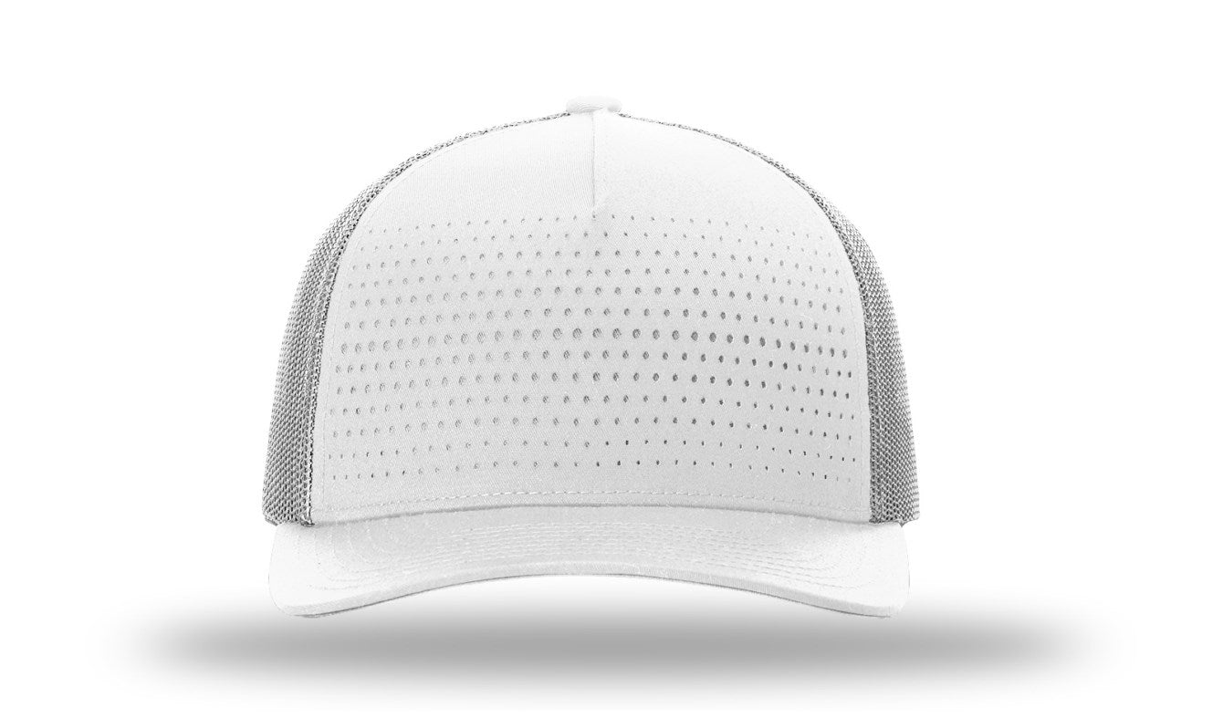 LASER CUT FIVE PANEL TRUCKER 163