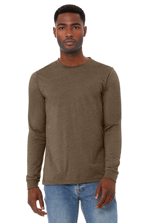 BELLA+CANVAS Unisex Heather CVC Long Sleeve Tee
