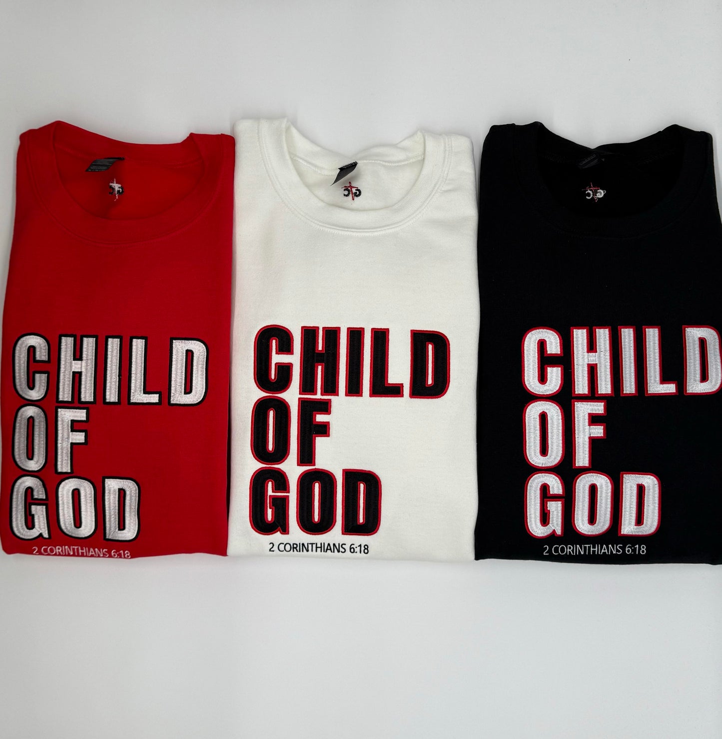 Child of God Embroidered Sweatshirt - GOdCREATEd