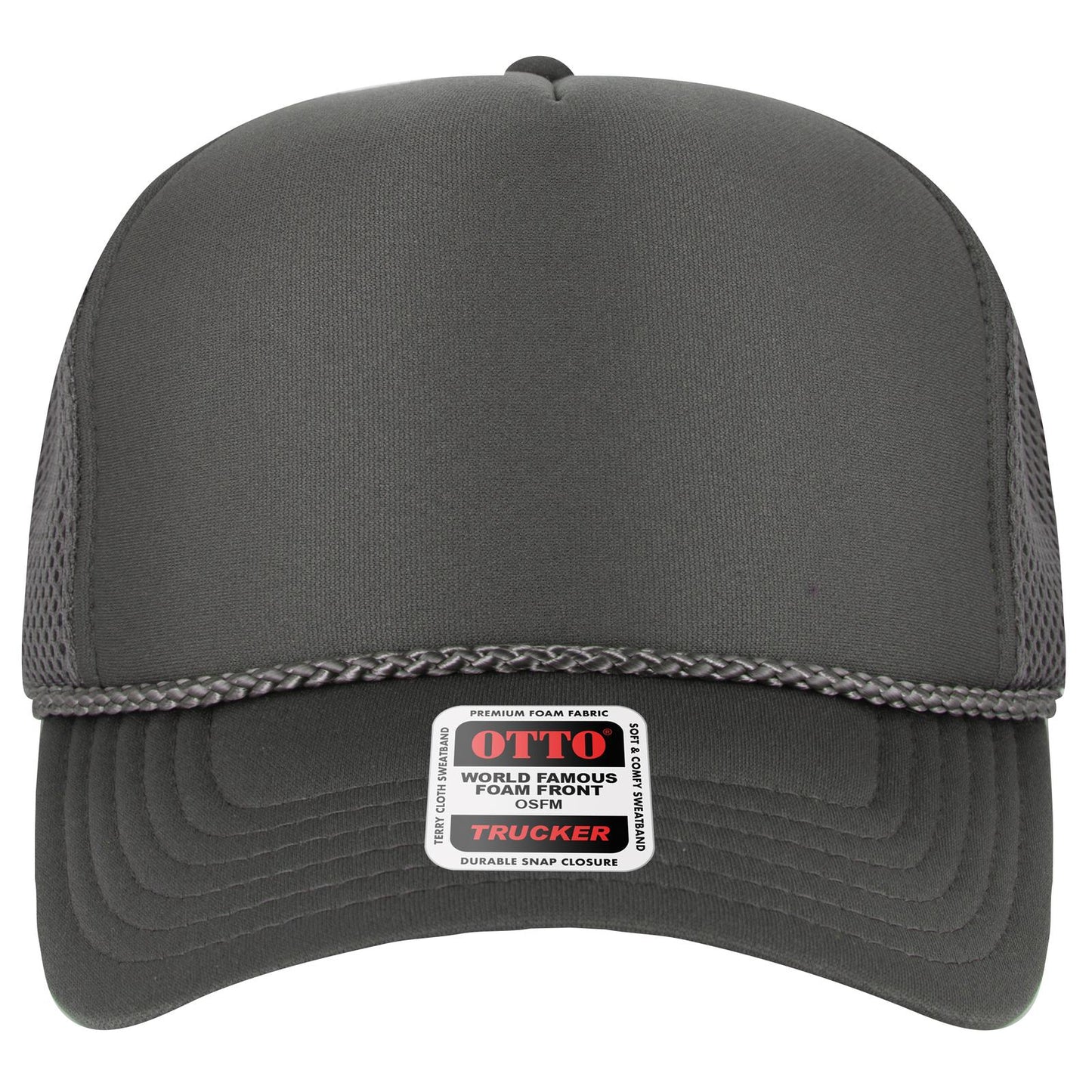 OTTO CAP 5 Panel High Crown Mesh Back Trucker Hat