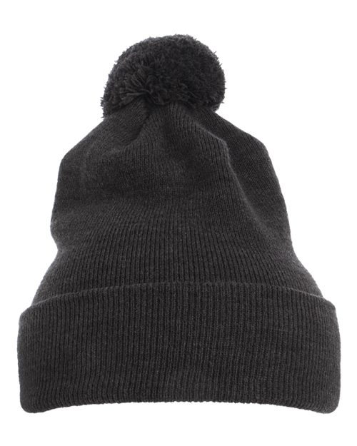 Flexfit Cuff Knit Beanie w Pom - Parkerbuilt HQ