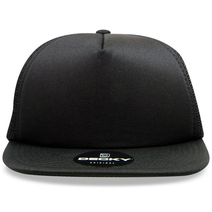 Decky 5 Panel High Profile Structured Foam Trucker - Parkerbuilt HQ