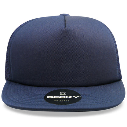 Decky 5 Panel High Profile Structured Foam Trucker - Parkerbuilt HQ