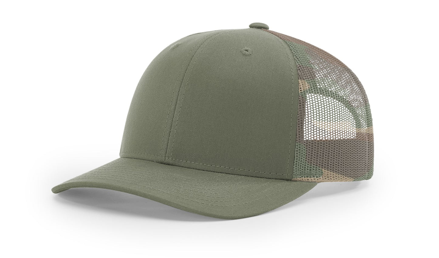 RICHARDSON 112PM PRINTED MESH TRUCKER CAP - Parkerbuilt HQ