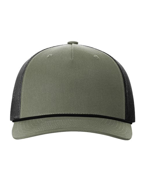 Richardson Five-Panel Trucker with Rope Cap